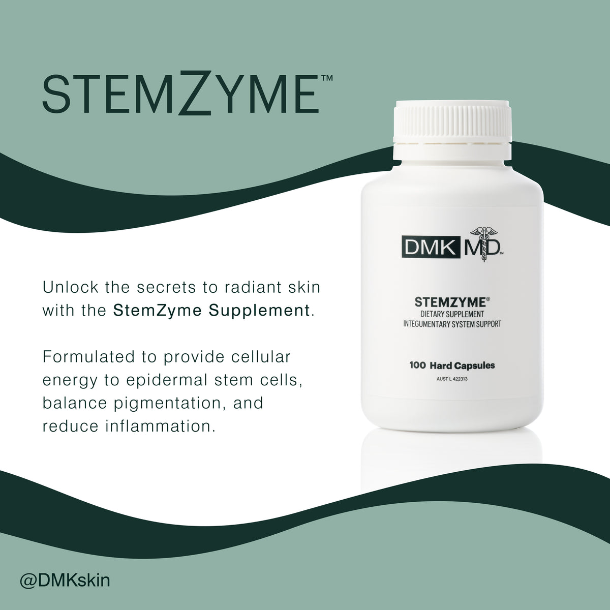 DMK StemZyme Supplement - 100 Capsules – Elixir De Beauté